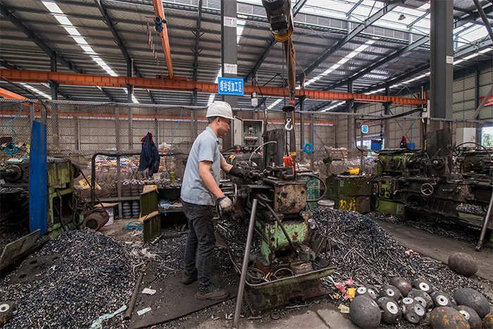 大同网架配件-螺栓球加工车间